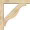 Ekena Millwork Funston Block Rough Sawn Bracket w/ Offset Brace, Douglas Fir, 6"W x 34"D x 34"H BKT0604X34X34FST05RDF - alternate 4
